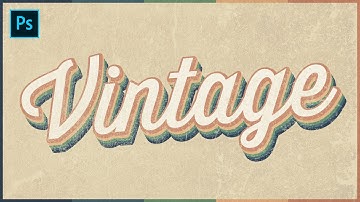 RETRO TEXT EFFECT | TEXT MANIPULATION | PHOTOSHOP TUTORIAL