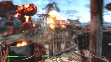 Fallout 4 BOOM go the robots