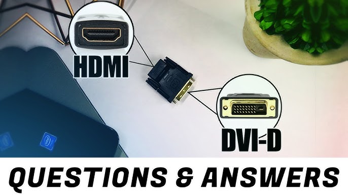 Målestok en kreditor med undtagelse af DVI-D to HDMI Adapter Work?! [2020] - YouTube