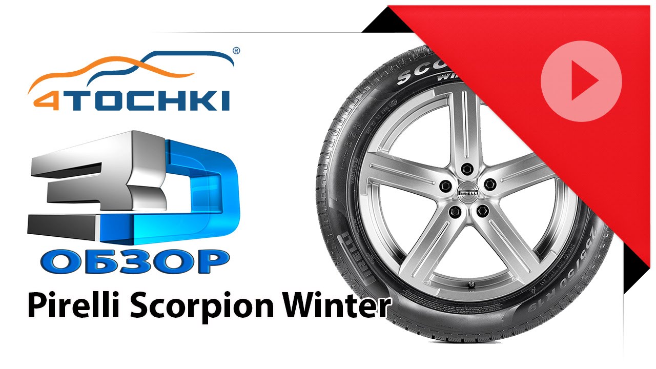 3D-обзор шины Pirelli Scorpion Winter - 4 точки. Шины и диски 4точки ...