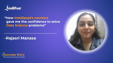 Data Science Course - Intellipaat Review | Confident to resolve Data Science problems - Rajasri