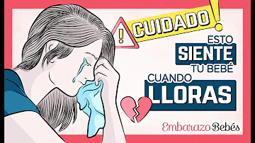 ¿Siente tu bebé cuando lloras durante el embarazo?