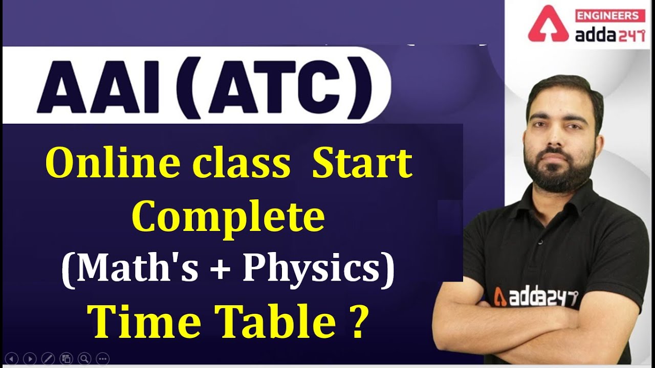 AAI 2020 (ATC) Online class start | Online coaching for  Start