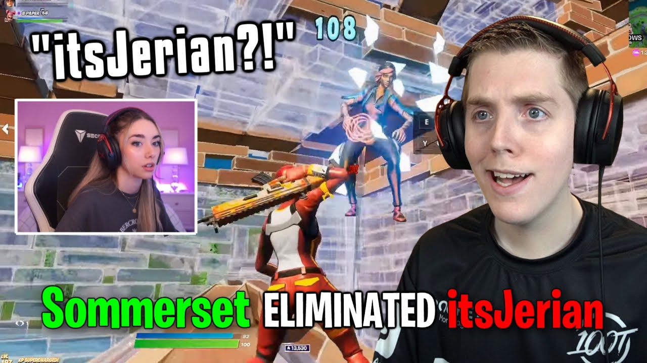 Reacting To Players Eliminating Me In Fortnite! (ft. LG Sommerset)