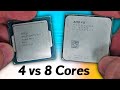 I7 4770 vs fx 8350  4 cores vs 8 cores a decade later