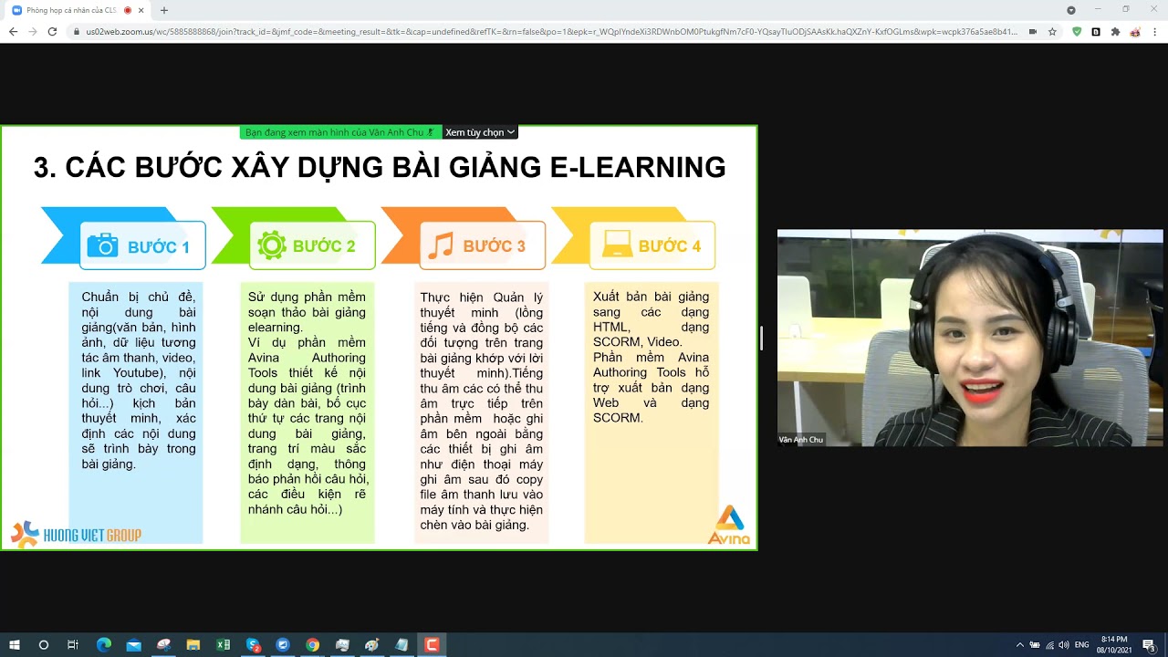 อีรันนิ่ง  Update New  Chia sẻ Thiết kế bài giảng e-Learning với phần mềm Avina