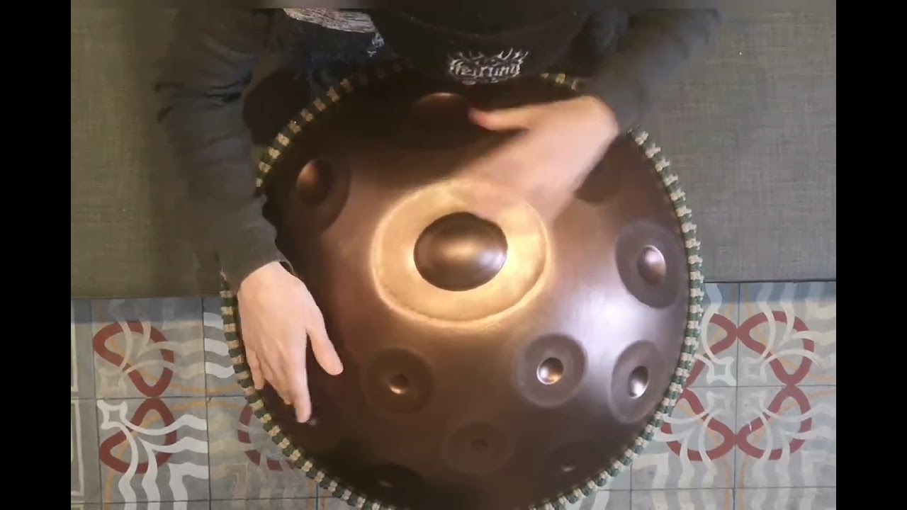 TIZNAJO Handpan/Pantam - Ember Steel - E Amara 20 demo by @amarokpan
