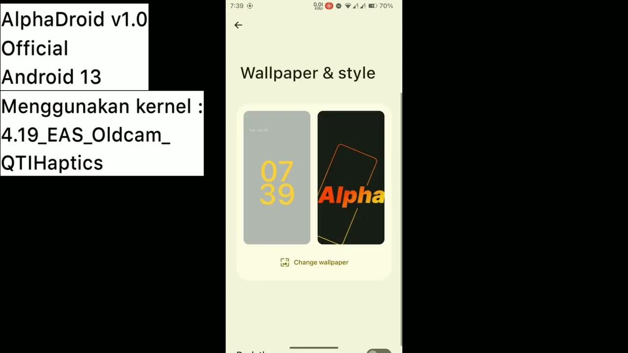 Alphadroid 14.0. Alphadroid.
