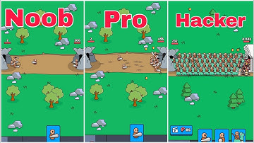 Noob vs Pro vs Hacker - We Are Warriors!