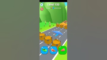 Shape-shifting Gameplay Level 133  #Shorts #Game #Shape-shifting