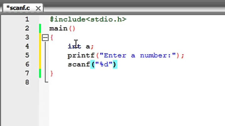 C Programming Tutorial-6: Receive Input from Users Using scanf()