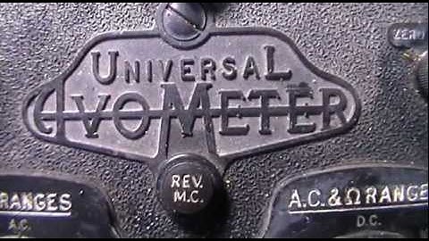 AVO multimeters models 7&8