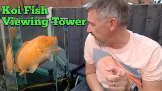 TRANSFORM YOUR POND*HOW TO MAKE/FIT  KOI FISH POND VIEWING TOWER/INVERTED AQAURIUM*PLUS LIGHTING IT😉