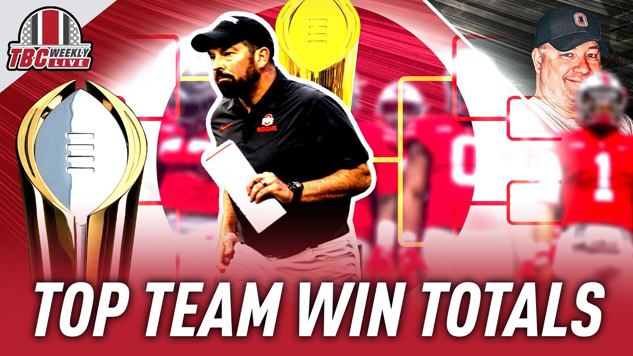 TBC Weekly 2024 College Football Win Totals and Predictions YouTube