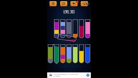 Water Sort Puzzle - Color Liquid Sorting Game Level 563 Solution