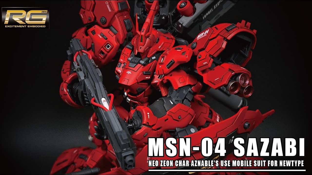 ガンプラ】RG サザビー ビームショットライフル装備 ディテールアップ