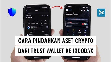 Cara Transfer Koin Crypto dari Trust Wallet ke Indodax