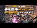 infos en vrac: les sortie de Aout 2022 ( SD Gundam, Spider man.. ) et les jeux Xbox et Play offert