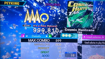 (DDR A20+) Cosmic Hurricane (CSP-15) re-PFC 999,810 (+5)!!!