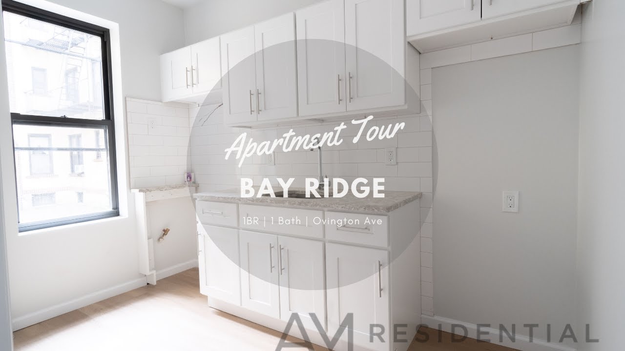 Video Tour One Bedroom Apartment at Ovington Ave, Bay Ridge, Brooklyn