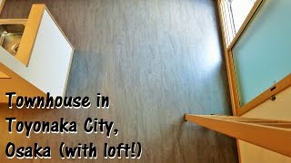 Japanese Apartment Tour: 1LDK townhouse in Toyonaka City, Osaka (Pet friendly!)