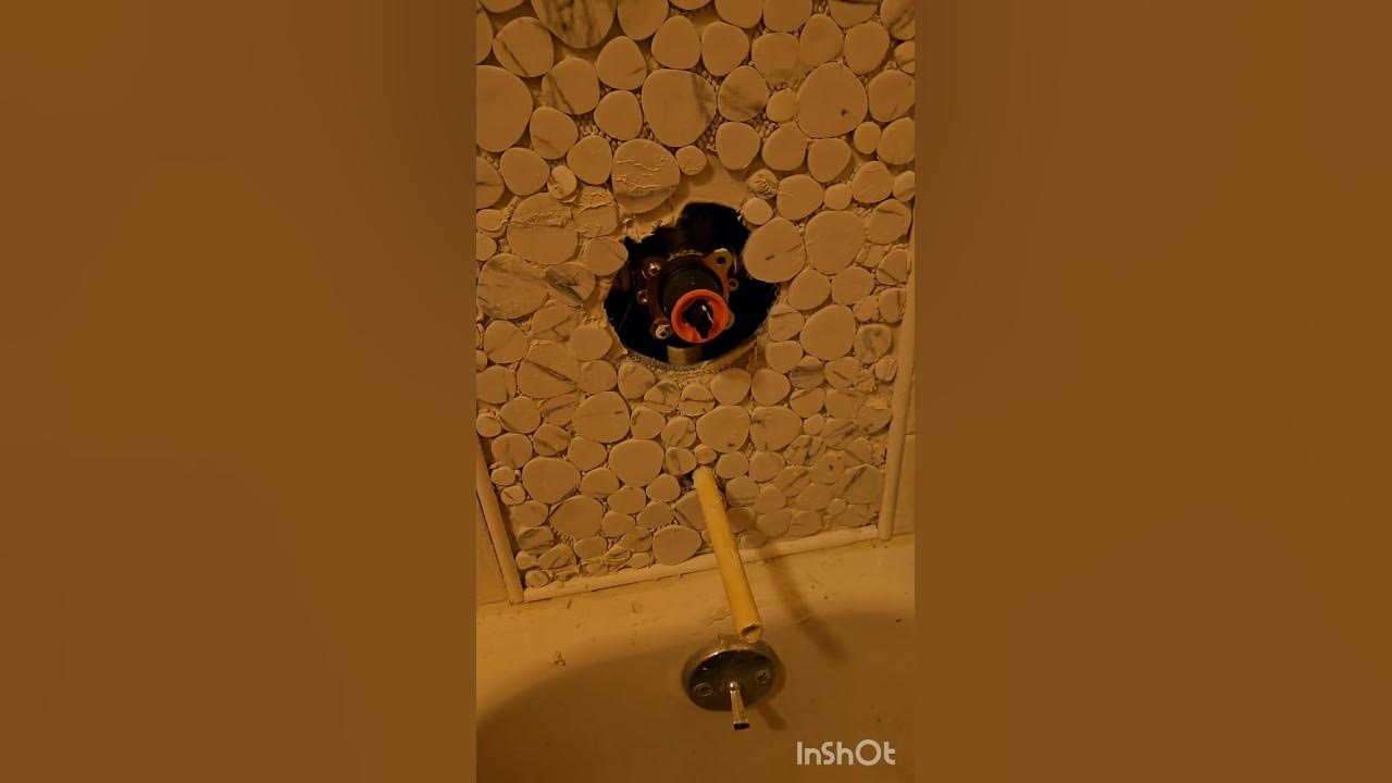 shower/tub hole in the wall tile fix. stuff YouTube