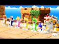 Super mario party  all characters cat costumes  jinnagaming