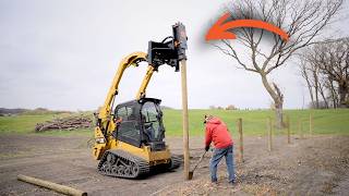 TEST DRIVE: Post Driver Skid Steer Attachment - Skid Pro Attachments