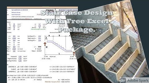 Stair Case Design With Free Excel Package