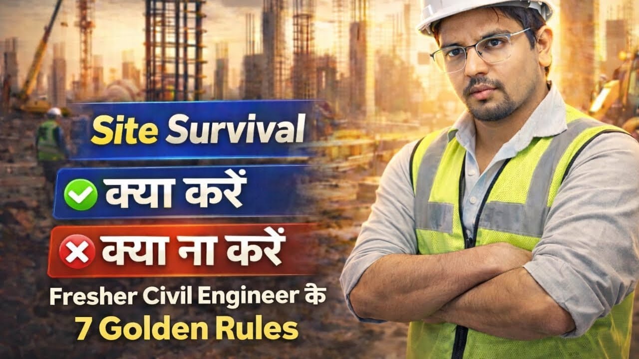 Site Survival Guide for Civil Engineers | Real Site Tips No One Teaches