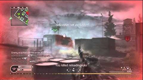 Quick 15 Kill Streak on COD4