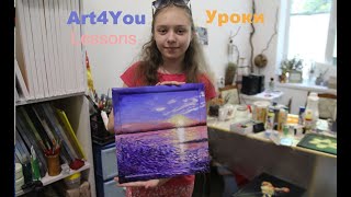 Painting class for teenagers - Урок малювання в підлітковій групі Painting class for teenagers - Урок малювання в підлітковій групі
