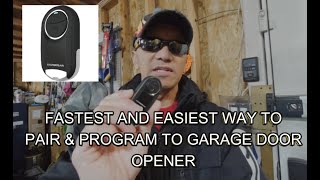 HOW TO PROGRAM THE CHAMBERLAIN UNIVERSAL MINI GARAGE DOOR REMOTE TO YOUR GARAGE DOOR OPENER