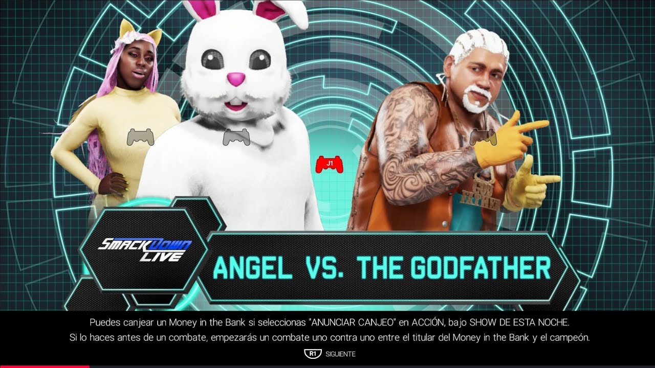 WWE 2K19 Angel vs Discord
