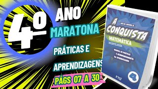 MARATHON - The Conquest: Practices and Learning Book - MATHEMATICS - Pages 7 to 30 - 4th Grade