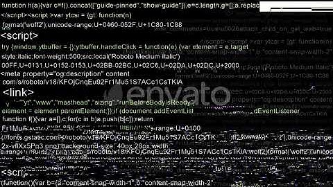 Glitch Code | Motion Graphics - Videohive template