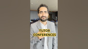 Should you attend Tutor Conferences?