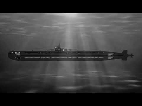 Submarine Sonar Sound. Deep Underwater Ambience with Low Engine Noise. 10 hours Black Screen.