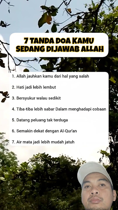 7 tanda doa kamu sedang di jawab Alloh. #katakatabijak #motivasi #quotes #jangkauanluas #fyp #shorts