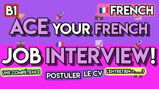 Master Your French Job Interview! 100+ Essential B1 Phrases & Vocabulary 🇫🇷 screenshot 4