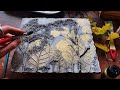 Golden Forest/ Peaceful Plaster Art