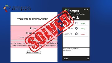 Ampps | Mysql not starting | Access denied for user 