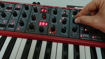 Nord Lead A1 Envelopes + LFO modulation sound demo (no talking)
