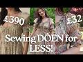 Sewing Doen for LESS! DIY designer dress for under £40! Liliana sewing pattern tutorial 🤍