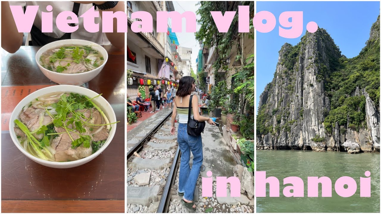 Vietnam vlog |カップルで行く詰め込みベトナム・ハノイ旅行🇻🇳ローカルフード｜ハロン湾｜世界遺産巡り