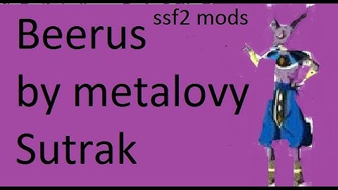 [ssf2 mods 0.9b] Beerus Mod by Metalovy sutrak showcase! | The god of destruction awakens! |