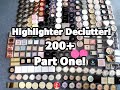 Highlighter Collection Declutter Part 1!