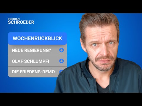 WEG DAMIT! Scholz, Friedens-Demo & neue Berlin-Regierung? Der satirische Wochenrückblick