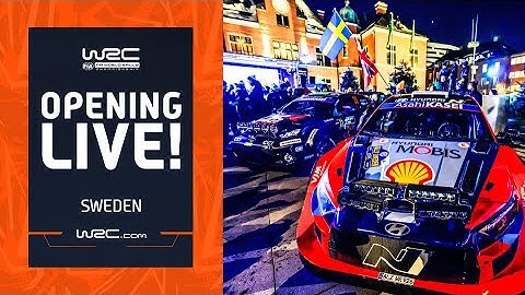 🔴 Opening Ceremony LIVE | WRC Rally Sweden 2025