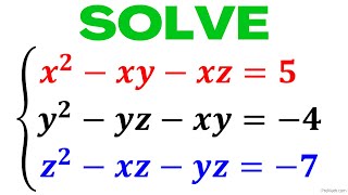 How to Solve a System of 3 Equations with 3 Variables | Easy & In-Depth Tutorial